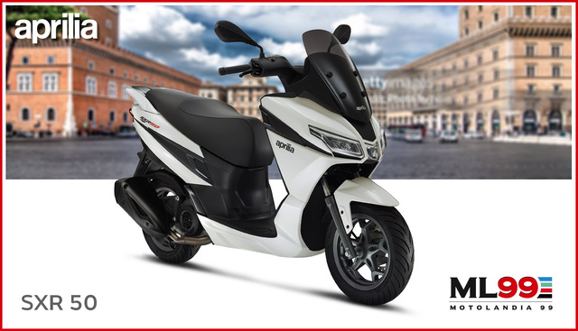 ML99 Promozione nuovo scooter Aprilia SXR 50 | Vista generale