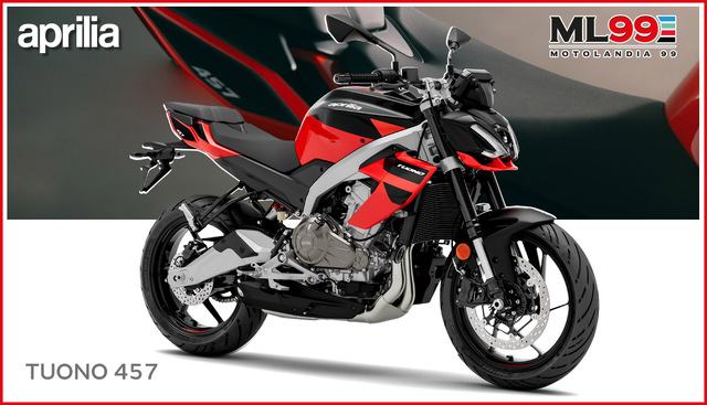 ML99 Promo nuova Aprilia Tuono 457 | Dettagli e vista generale anteprima