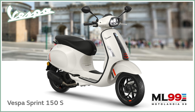 ML99 Promozione nuova Vespa Sprint Sport 150 | Vista laterale