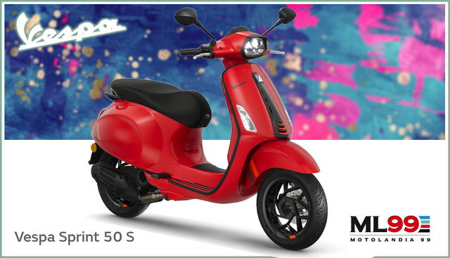 ML99 Promozione nuova Vespa Sprint 50 4t | Dettagli e vista generale