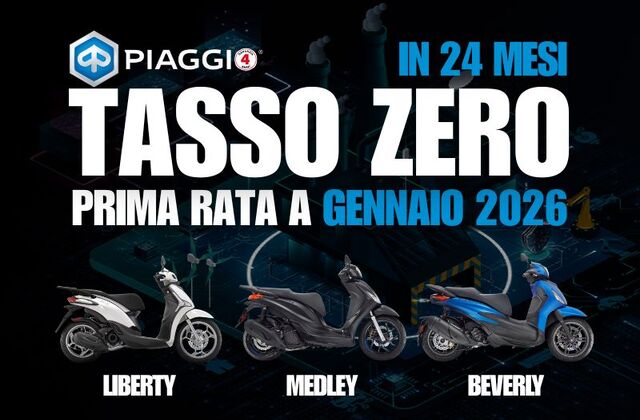 Tasso zero in 24 mesi su liberty, medley e beverly