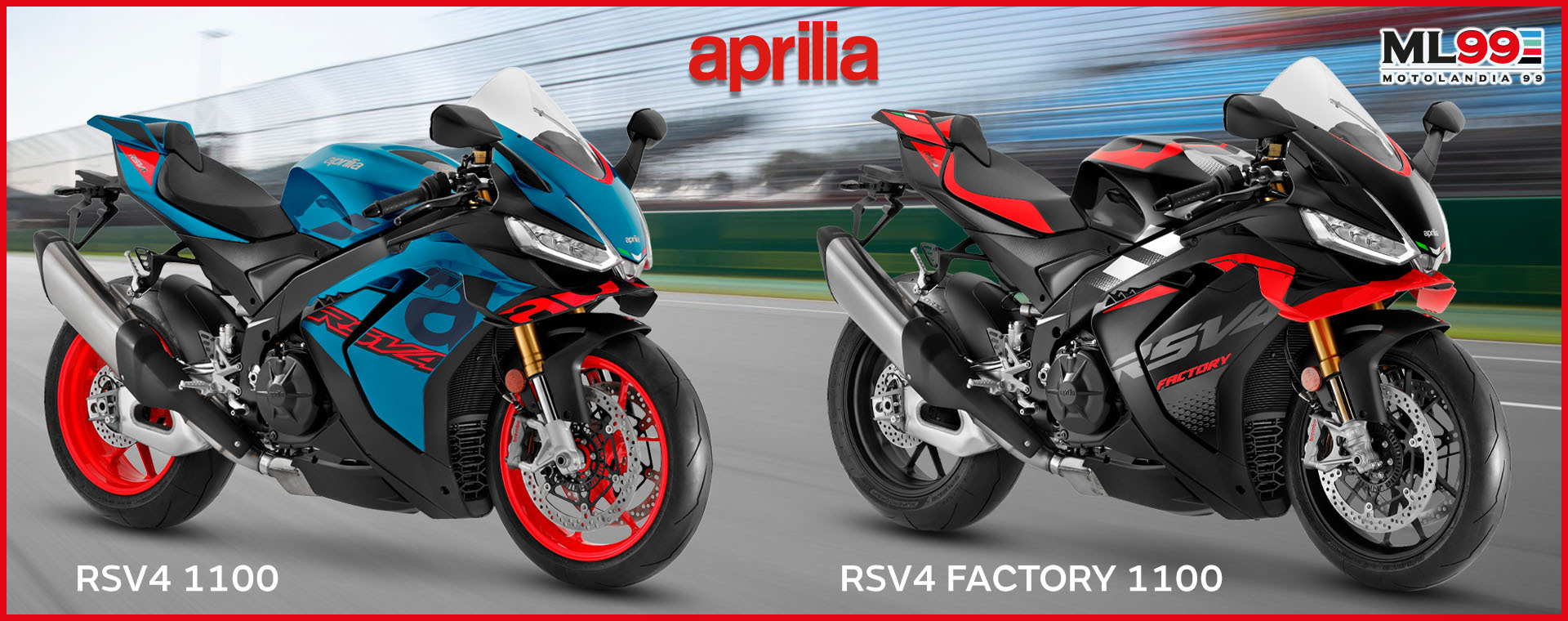 ML99 Promo nuova Aprilia RSV4 1100 RR | Dettagli e vista generale