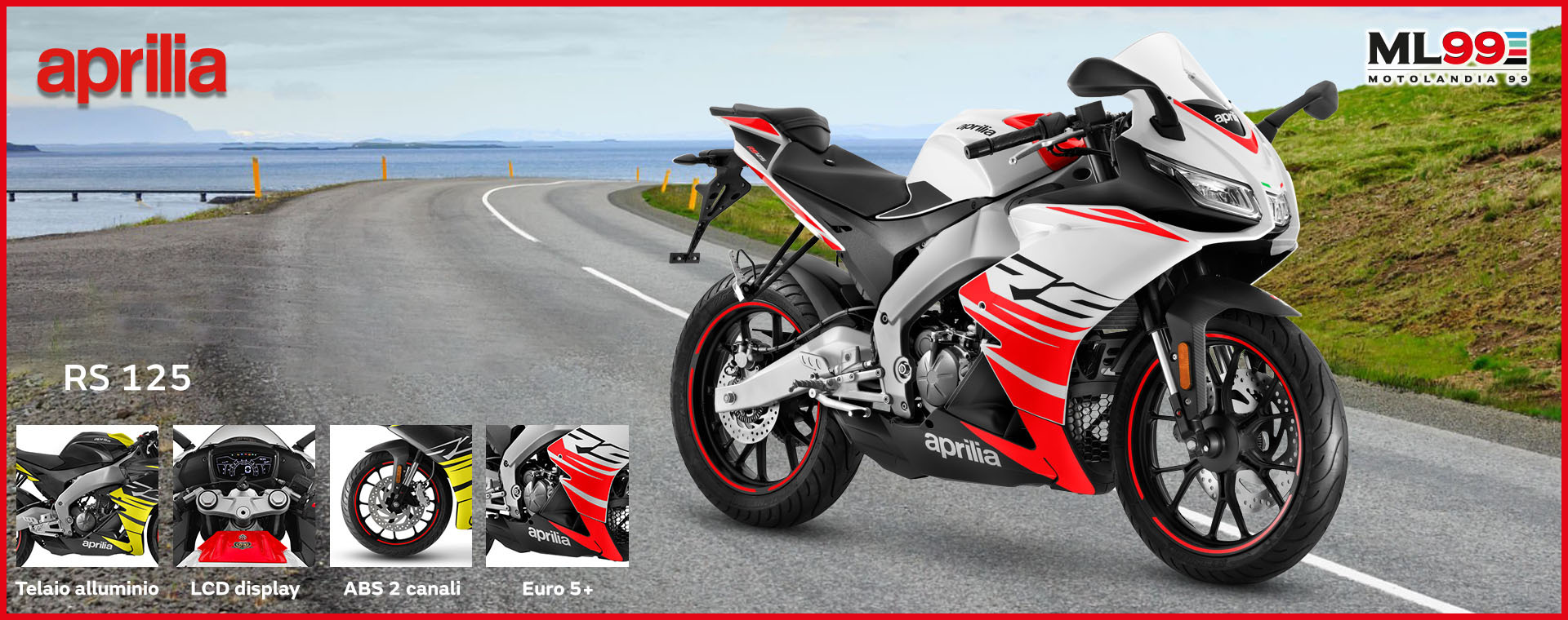 ML99 Promozione nuova Aprilia RS 125 | Dettagli e vista generale