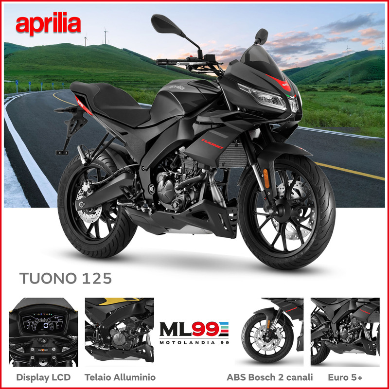 ML99 Promozione moto Aprilia Tuono 125 | Dettagli e vista generale