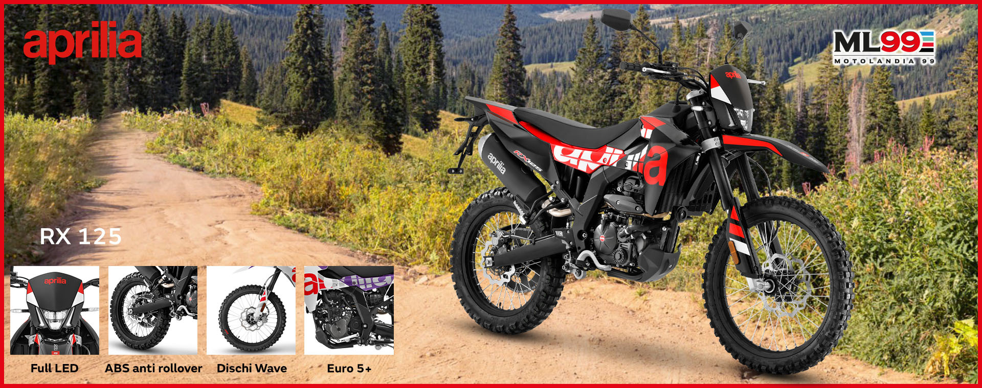 ML99 Promozione nuova Aprilia RX 125 | Dettagli e vista generale