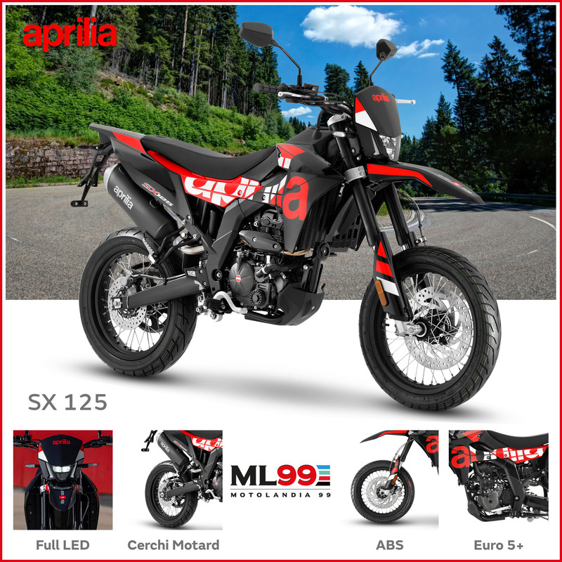 ML99 Promozione moto Aprilia SX 125 | Dettagli e vista generale